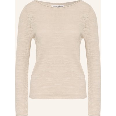 Marc O'polo Pullover Mit Leinen beige