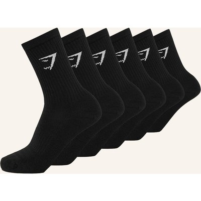 Gymshark 6er-Pack Socken schwarz