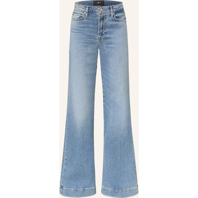 7 For All Mankind Wide Leg Jeans Modern Dojo blau