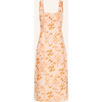 Marc O'polo Leinenkleid Mit Cut-Outs orange