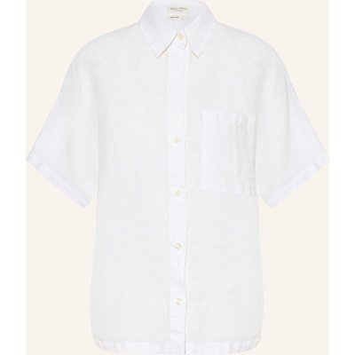 Marc O'polo Hemdbluse Aus Leinen weiss