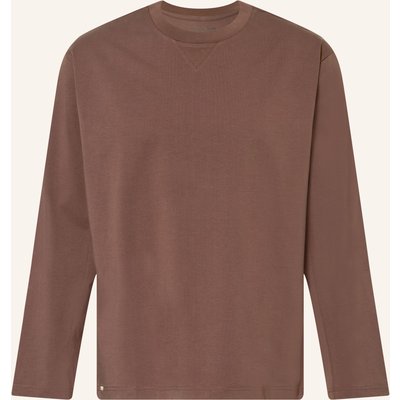 Schiesser Lounge-Shirt Mix+Relax braun