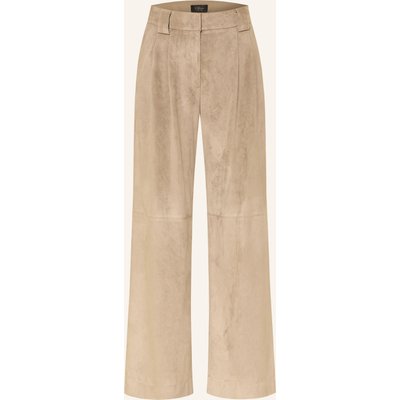 S.Oliver Black Label Hose In Lederoptik beige