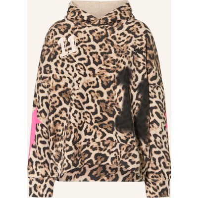 Yippie Hippie Oversized-Hoodie braun