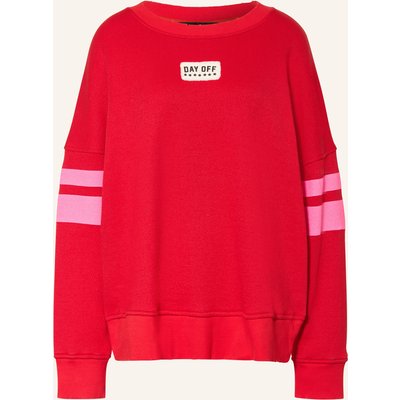 Yippie Hippie Oversized-Sweatshirt rot