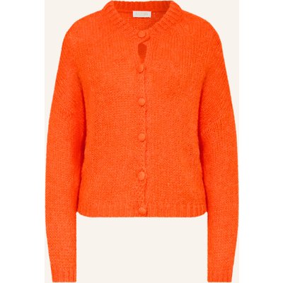 Catnoir Strickjacke Mit Alpaka orange