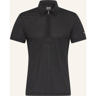 Super.Natural Funktions-Poloshirt Light Air schwarz
