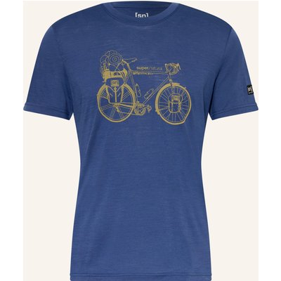 Super.Natural Funktionsshirt Wonder Wheel blau