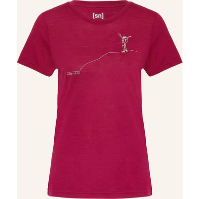 Super.Natural Funktionsshirt Bergglück Mit Merinowolle gruen