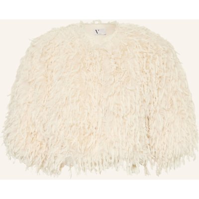 V By Vera Mont Kunstfell-Bolero beige