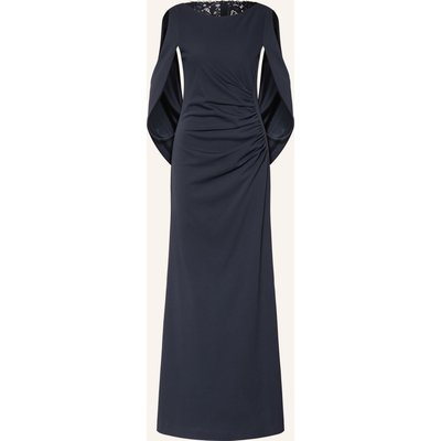Vera Mont Abendkleid Mit Spitze blau