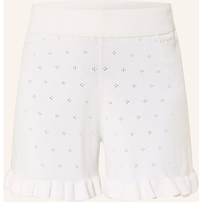 Oh April Strickshorts Lilou Mit Rüschen weiss