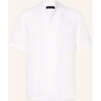 Marc O'polo Resorthemd Regular Fit Aus Leinen weiss