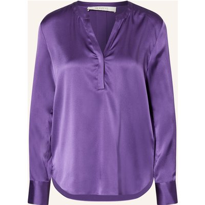 Herzens Blusenshirt Aus Seide lila