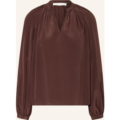 Herzens Blusenshirt Aus Seide rot