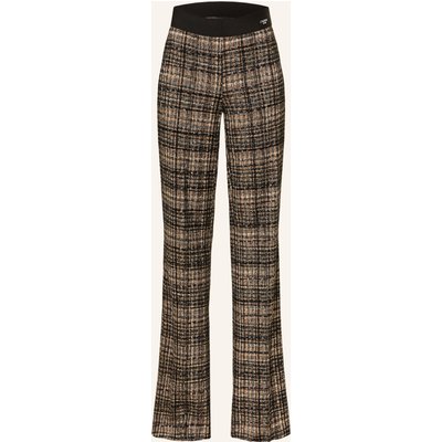 Cambio Bootcut-Hose Francis Aus Samt braun