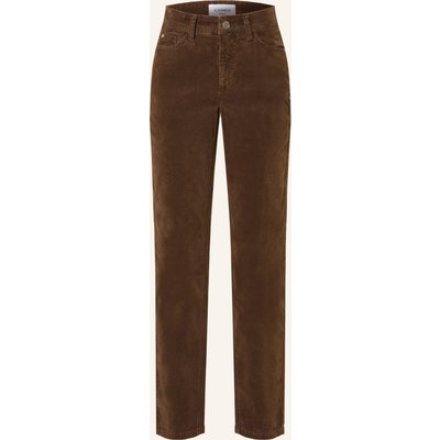 Cambio 7/8-Hose Piper Aus Samt braun
