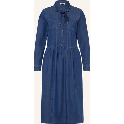 Cinque Hemdblusenkleid Cidavis In Jeansoptik Mit Abnehmbarer Schluppe blau