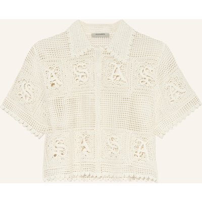 Allsaints Häkelbluse Kyra weiss