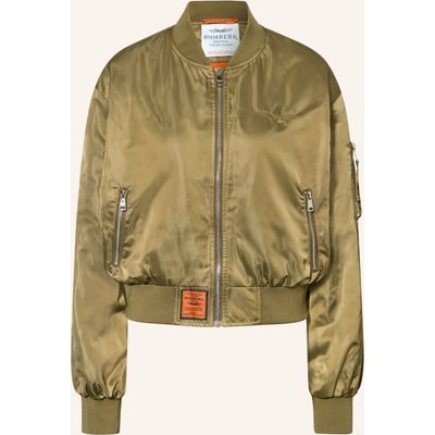 Bombers Original Satinblouson gruen