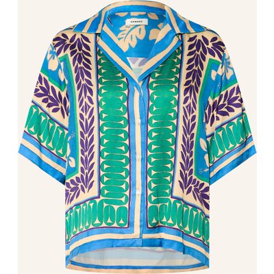 Sandro Satinbluse gruen