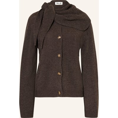Baum Und Pferdgarten Strickjacke Clarine Aus Merinowolle braun