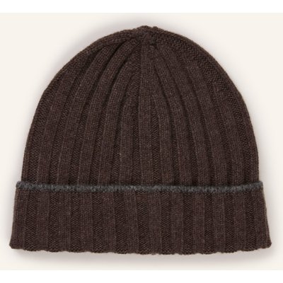 Brunello Cucinelli Cashmere-Mütze braun