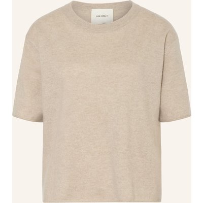 Lisa Yang Strickshirt Cila Aus Cashmere beige