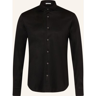 Stefan Brandt Jerseyhemd Otis Slim Fit schwarz