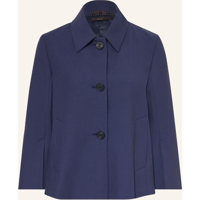 Windsor. Kastenjacke Aus Jersey Mit 3/4-Arm blau