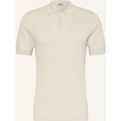 Drykorn Strick-Poloshirt Triton Regular Fit beige
