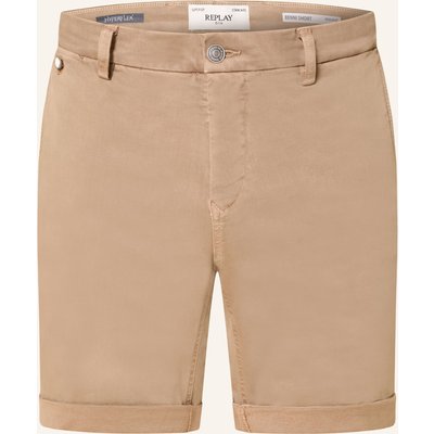 Replay Jeansshorts Benni Regular Fit beige