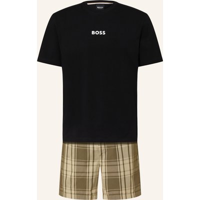 Boss Shorty-Schlafanzug Easy Short Mit Geschenkbox gruen