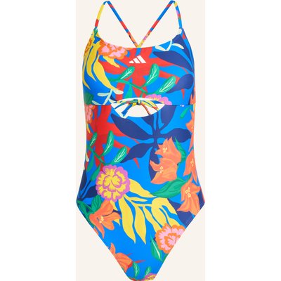 Adidas Badeanzug Mexicana Florals blau