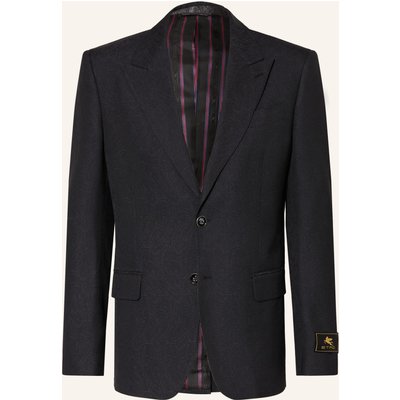Etro Anzugsakko Slim Fit Aus Jacquard schwarz