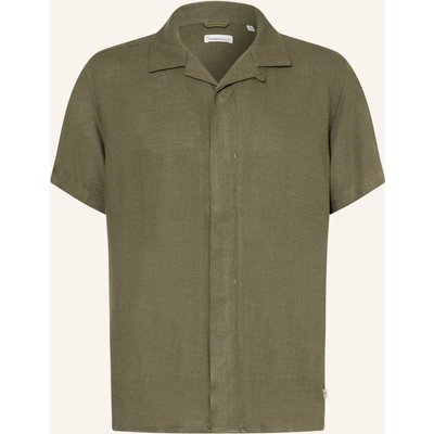Knowledgecotton Apparel Outdoor-Hemd Moss Relaxed Fit gruen