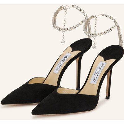 Jimmy Choo Slingpumps Sadea Mit Schmucksteinen schwarz