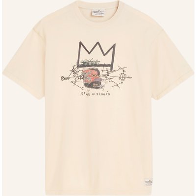 Scotch & Soda T-Shirt Basquiat Artwork beige