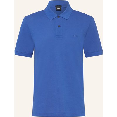 Boss Piqué-Poloshirt Pallas Regular Fit blau