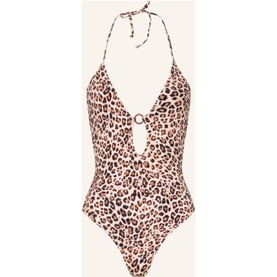 Banana Moon Neckholder-Badeanzug Mirelo beige