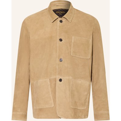 Mos Mosh Gallery Lederjacke Mmgconor braun