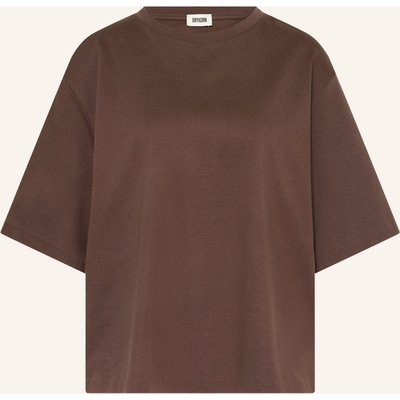 Drykorn Oversized-Shirt Pinara braun