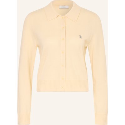 Sandro Strickjacke gelb
