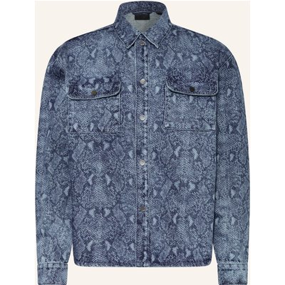 Daily Paper Jeans-Overjacket Snake Laser Rahul blau