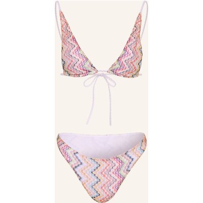 Missoni Triangel-Bikini rot