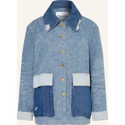 Ganni Jeansjacke blau