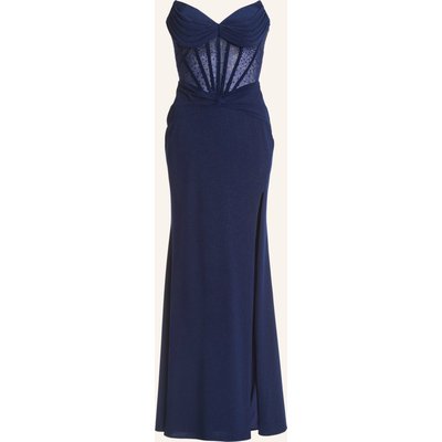 Hey Kyla Abendkleid Mit Schmucksteinen blau