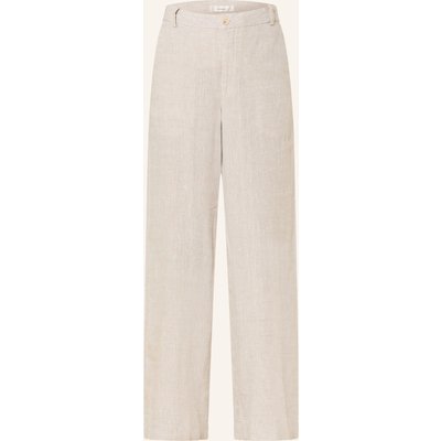Inwear Hose Elinoriw Solina Aus Leinen beige