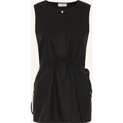 Inwear Top Rowaniw Mit Leinen schwarz