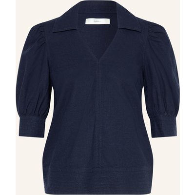 Inwear Blusenshirt Edithiw Mit Leinen blau